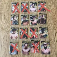 RIZINウエハース お好きなカード3枚で300円 カード追加1枚50円♪