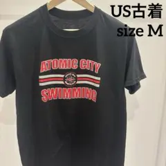 US古着 半袖Tシャツ アメリカ古着 ブラック Hanes Mサイズ