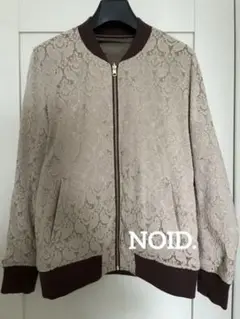 ジャガード刺繍リバーシブルブルゾン