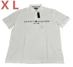 新品未使用品☆TOMMY HILFIGER ホワイトポロシャツ XL