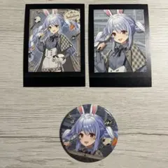 ホロ謎ミュージアム　兎田ぺこら　缶バッジ　ぱしゃこれ　セット