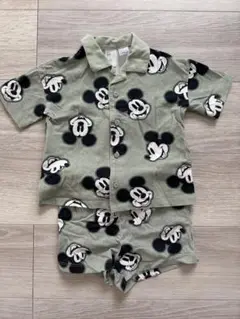 H&M ミッキーマウス 半袖シャツとショートパンツセット 74-80cm