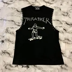 thrasher スタッズ　タンクトップ