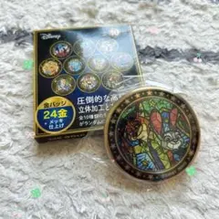 ズートピア　ディズニー　缶バッジ　24金仕上げ