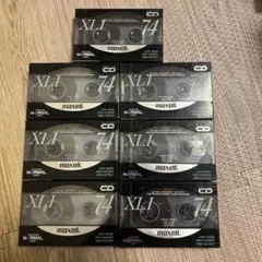 maxell XLⅠ 74 カセットテープ　7本セット　未開封