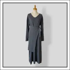 【RIM.ARK】2way ニットロングワンピース