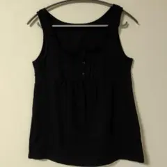 【美品】ユニクロ　タンクトップ　Lサイズ ブラック