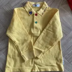ミキハウス ポロシャツ 100cm イエロー