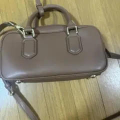 韓国　ミニスクエアバッグ　リアルレザー