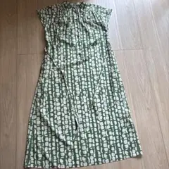 Seninon ロング丈ワンピース　オリーブグリーン　M