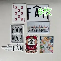 timelesz FAM 会場限定 ステッカー タム　タイムレス　シール６枚