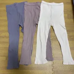 So wan オーガニックコットンレギンス3色セット 90cm