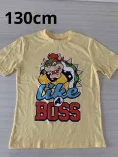 任天堂　スーパーマリオ　Tシャツ　クッパ　半袖　男の子　Tシャツ　130cm