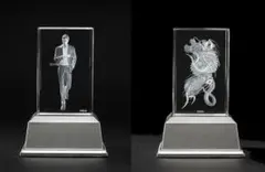龍が如く7外伝 名を消した男 3Dクリスタル 2種（桐生一馬 応龍）セット