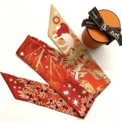 ⭐︎専用です⭐︎ 箱付きです！HERMES ツイリー　オルフェウス 2025年最新】オルフェウスの魅力に誘われて ツイリーの人気