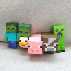 マイクラ　マインクラフト フィギュア 5体セット