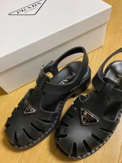 PRADA 完売品 プラダ フォームラバーサンダル 36 グルカサンダル