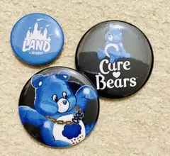 LAND BY MILKBOY Care Bears 缶バッジ