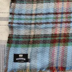 イギリス製　115x155㌢　Windsor　 チェック　ナショナルトラスト