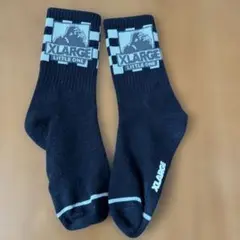 エクストララージキッズ　OGゴリラチェッカークルーソックスL