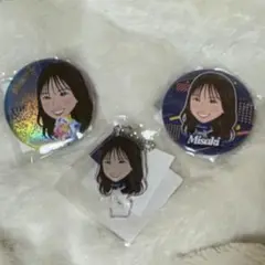 diana Mirei うちわ　アクキー　缶バッジ　セット　アクスタ シン・ジャオ 刺繍スカート diana Mirei 缶バッジ アクキー