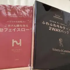 大人のおしゃれ手帳 電動フェイスローラー グロー キルティング2WAYバック