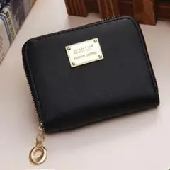 ★新品　レディースミニ財布　大人気　大特価　ブラック　送料無料♡