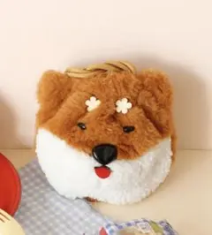♡ACCOMMODE♡ドッグファー巾着ポーチ♡豆柴 新品 未開封品