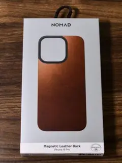 NOMAD Magnetic Leather Back iPhone16pro