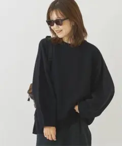Plage ファインウールワイドクループルオーバー オーバーサイズ ニット