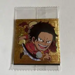 ワンピース　大海賊シールウエハース12　ゴールドパラレル　ロジャー　ルフィ