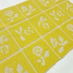 ミナペルホネン　ルル　Lulu　ラージ　yellow　生地　ファブリック