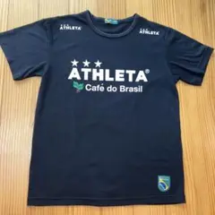 ATHLETA ブラック シャツ Café do Brasil