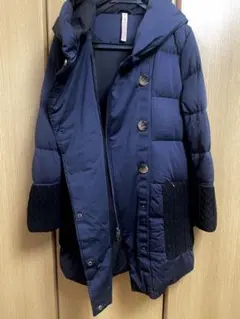 美品*装う⭐︎YOSOOUヨソオウ⭐︎レディースダウンコート ネイビー