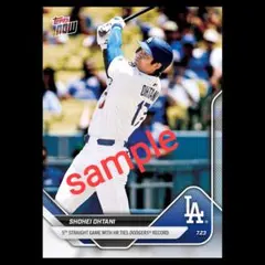 2025年 #456③ 大谷翔平 Topps Nowカード1枚 5試合連続本塁打