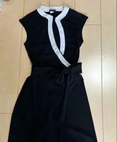 Moda Intdernational ノースリーブ ブラック ワンピース