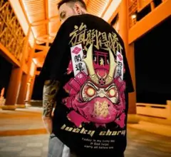 再入荷　Tシャツ　 半袖 黒 大きいサイズ　ストリート系　ユニセックス