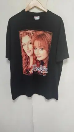 ビンテージ90年代THE JUDDSザジャッズ両面プリントTシャツ黒サイズXL