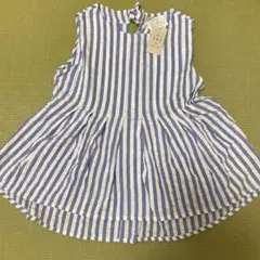 Samansa Mos2 ストライプ ノースリーブ F