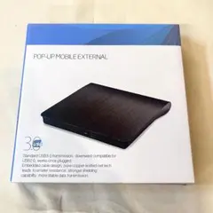 外付けDVDドライブ 高速処理 8XDVD& 24XCD 光学ドライブ外付け