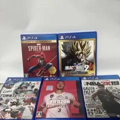PS4ゲームソフト5本セット