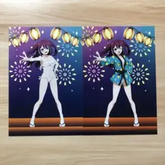 まほあこ　ゲーマーズ　POP UP 特典　ポストカード　お祭り　浴衣　阿古屋真珠