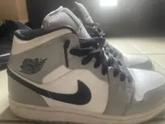 エアジョーダン 1 MID 26cm ライトスモークグレー