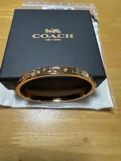 COACH ピンクゴールド バングル