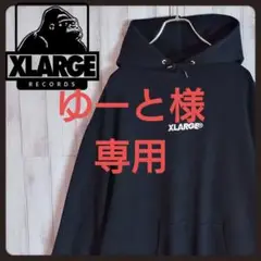 【即完売モデル】エクストララージ センターロゴ刺繍 サイズL相当 パーカー