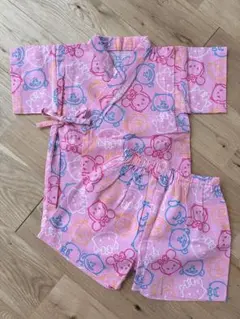 甚平 90サイズ　ツムツム柄
