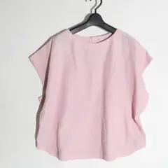 25ss ata テンセル リネン ドルマン ブラウス アタ ピンク フリー