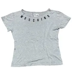 Moschino モスキーノ 半袖Tシャツ グレー レディース