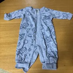 H&M 宇宙柄ロンパース 2-4ヶ月