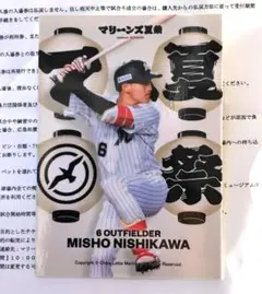 西川史礁 千葉ロッテ カード 夏祭りトレカ マリーンズコレクション 西川 史礁